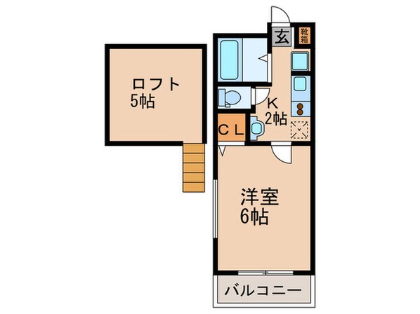 イーストシャインの物件間取画像